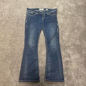 BKE Sabrina Jeans Flare Women’s Size 34R 34x31.5 Y2K Western Trendy
